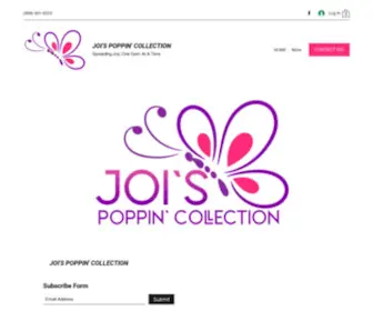 Joispoppingcollection.com(Joi's Popping' Collection) Screenshot