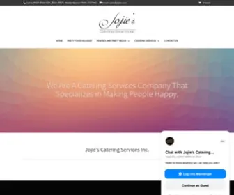 Jojies.com(Catering Services) Screenshot