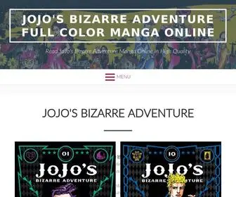 Jojomanga.com(JoJo's Bizarre Adventure Full Color Manga Online) Screenshot