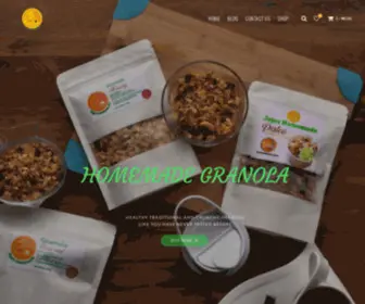 Jojoshomemade.com(Granola) Screenshot