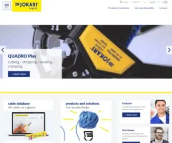 Jokari.de(Willkommen bei JOKARI Profiwerkzeuge) Screenshot