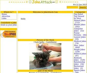 Jokeattack.com(3in1 CMS) Screenshot