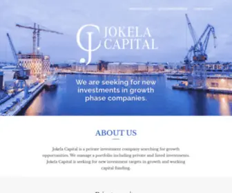 Jokelacapital.com(Jokela Capital) Screenshot