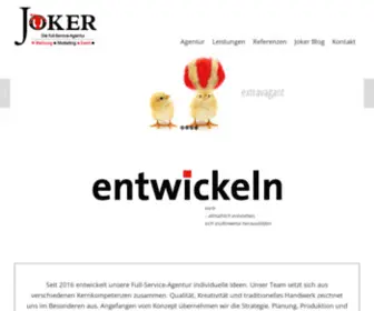 Joker-Agentur.de(Startseite) Screenshot