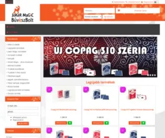 Jokermagic.com(Webáruház) Screenshot