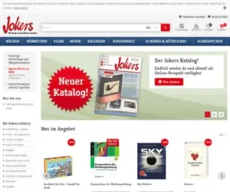 Jokers.at(Bücher sicher kaufen im Online) Screenshot