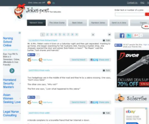 Jokes-Post.net(Empowering The Next Generation Contact Centers) Screenshot