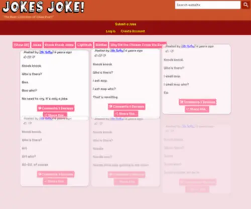 Jokesjoke.com(Jokes Joke) Screenshot