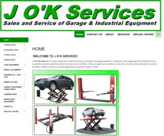 Jok.ie(Sales and Service of Garage Equipment) Screenshot