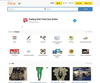 Joklar.com(Search for Product & Services across India) Screenshot