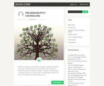 Joldi.com(Loans and FOREX Blog) Screenshot