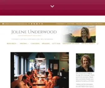 Joleneunderwood.com(Cultivate a Life Well) Screenshot