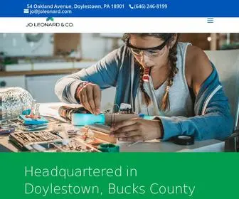 Joleonard.com(Jo Leonard & Company) Screenshot