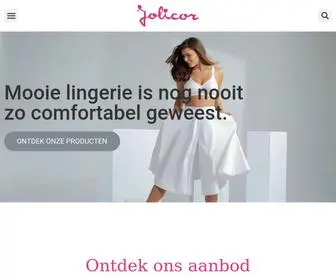 Jolicor.be(Mooie lingerie is nog nooit zo comfortabel geweest) Screenshot