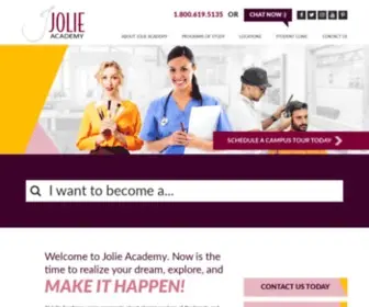 Jolieacademy.com(Jolie Health and Beauty Academy) Screenshot