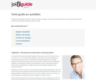 Joliguide.fr(Votre guide au quotidien) Screenshot
