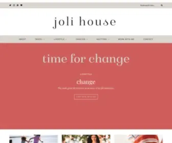 Jolihouse.com(UK Fashion and Lifestyle Blog) Screenshot