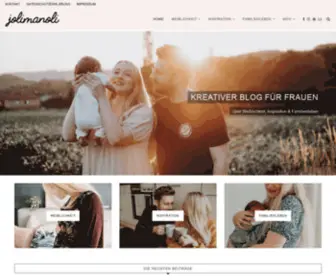 Jolimanoli.com(Personal Blog & Creative Magazine with) Screenshot