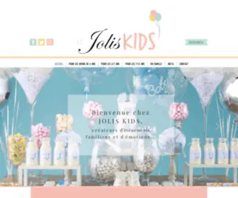 Joliskids.com(Anniversaires Enfants) Screenshot