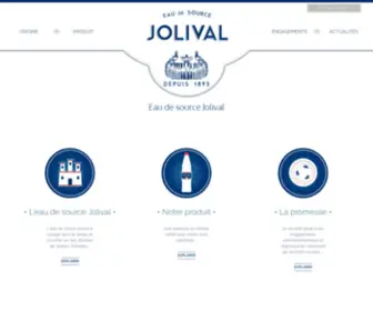 Jolival.com(Eau de source Jolival) Screenshot