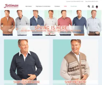 Jolliman.co.uk(Jolliman Quality Menswear) Screenshot
