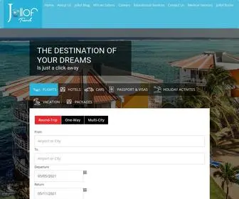 Jolloftravels.com(Jollof Travels) Screenshot