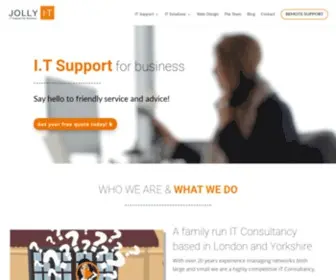 Jollyit.co.uk(Jolly IT Solutions) Screenshot