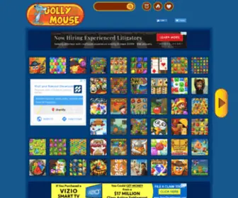 Jollymouse.com(Tons of Cool Online Games) Screenshot