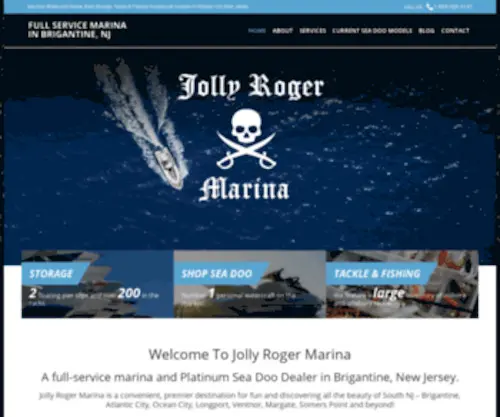 Jollyrogersurf.com(Jolly Roger Marina) Screenshot