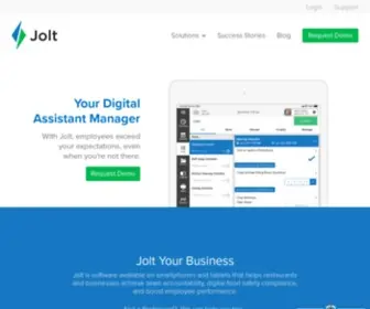 Jolt.com(Operations Execution Software for Restaurants and Businesses) Screenshot