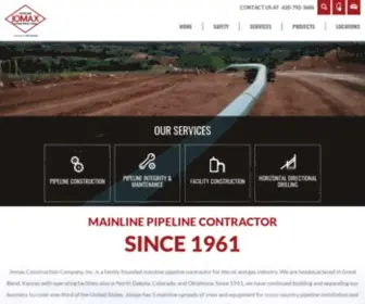 Jomaxconstruction.com(Pipeline Construction Company) Screenshot