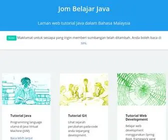 Jombelajarjava.com(Jom Belajar Java) Screenshot