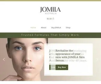 Jomila.com.au(Trusted Formulas That Simply Work) Screenshot