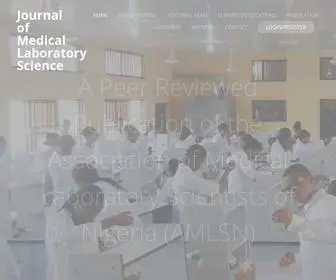 Jomls.org(Journal of Medical Laboratory Science) Screenshot