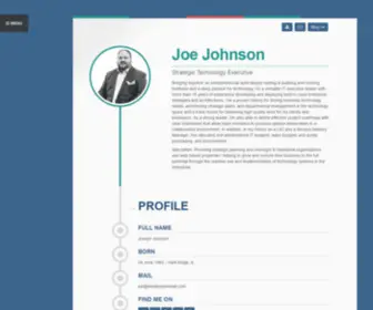 Jomofojo.co(Joe Johnson Home) Screenshot