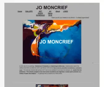 Jomoncrief.com(Selected as an artist for the book) Screenshot