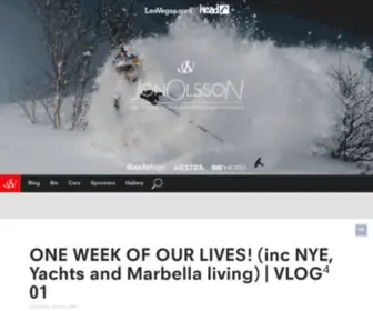 Jon-Olsson.com(Videoblog) Screenshot