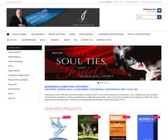 JonasclarkStore.com(Jonas Clark Ministries) Screenshot