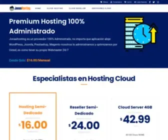 Jonashosting.com(Hosting cPanel 100% Administrado) Screenshot