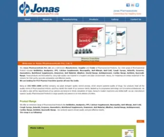 Jonaspharma.com(Jonas Pharma) Screenshot