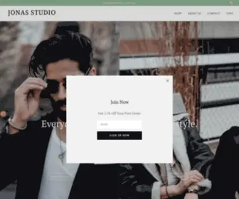 Jonasstudio.com(Jonas Studio) Screenshot