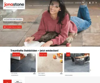 Jonastone.de(Naturstein & Feinsteinzeug) Screenshot