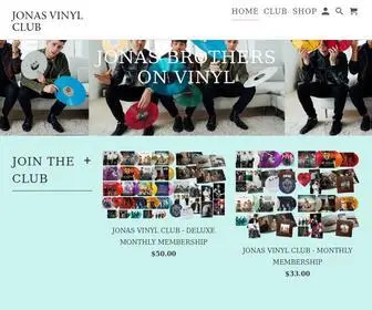 Jonasvinylclub.com(Jonas Vinyl Club) Screenshot