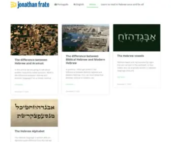 Jonathan-Frate.com(Início) Screenshot