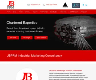 Jonathanbrindley.co.uk(Industrial Marketing Agency) Screenshot