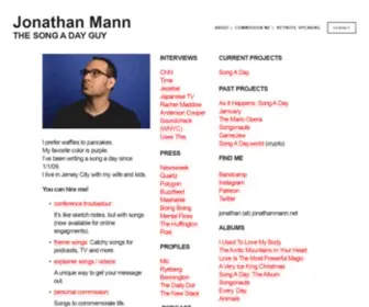Jonathanmann.net(Jonathan Mann) Screenshot