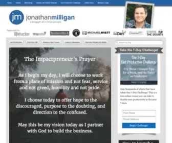 Jonathanmilligan.com(Helping Leaders Get Ahead in Life and Work) Screenshot