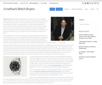 Jonathanswatchbuyer.com(Jonathan's Watch Buyer) Screenshot