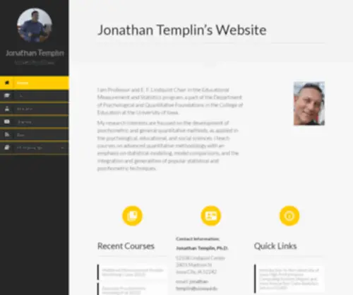 Jonathantemplin.com(Jonathan Templin’s Website) Screenshot