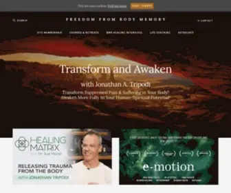 Jonathantripodi.com(Transform and Awaken) Screenshot